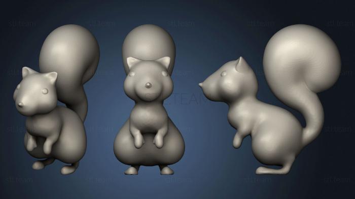 3D model Squirrel (STL)